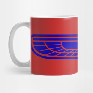 Purple Winged Sun Logo Mug